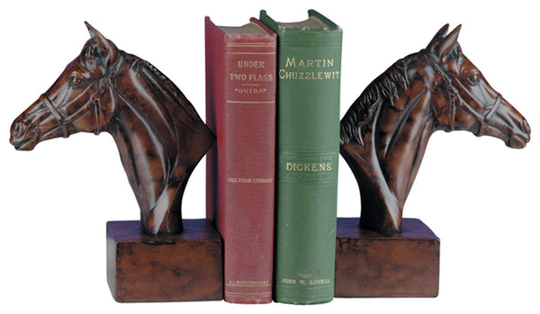 Horse Head Bookends