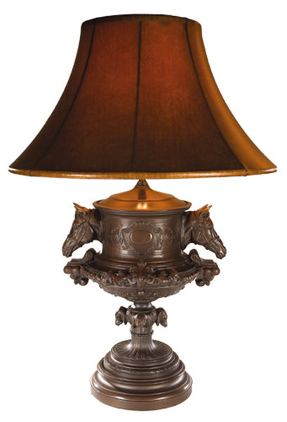 Horse Head Urn Lamp