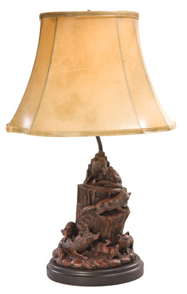 Family Fox Lamp