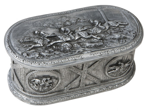 Detailed Horse Scene Lidded Box
