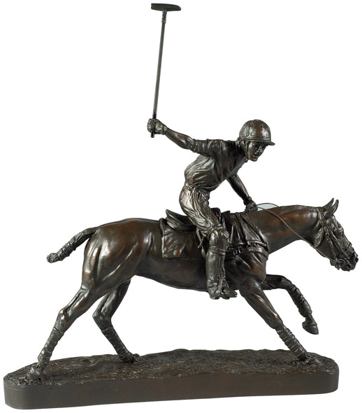 Polo Player Sculpture