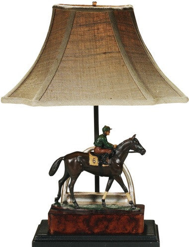 Horse & Jockey Lamp